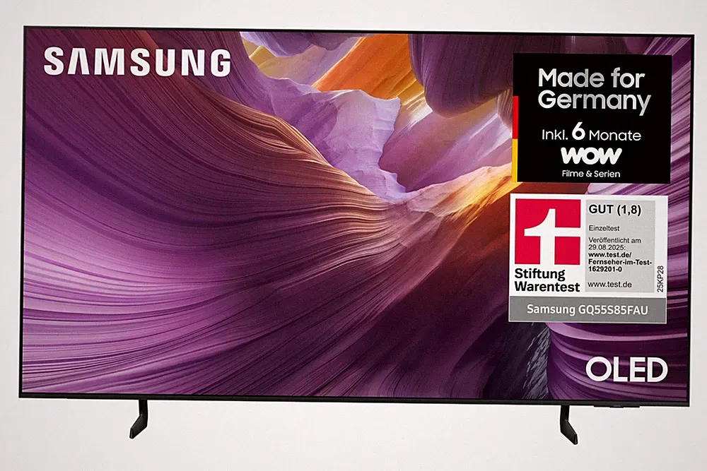 Samsung GQ55S85FAUXZG 138cm 55 Zoll 4K UHD OLED Fernseher Smart TV HDR 100 Hz
