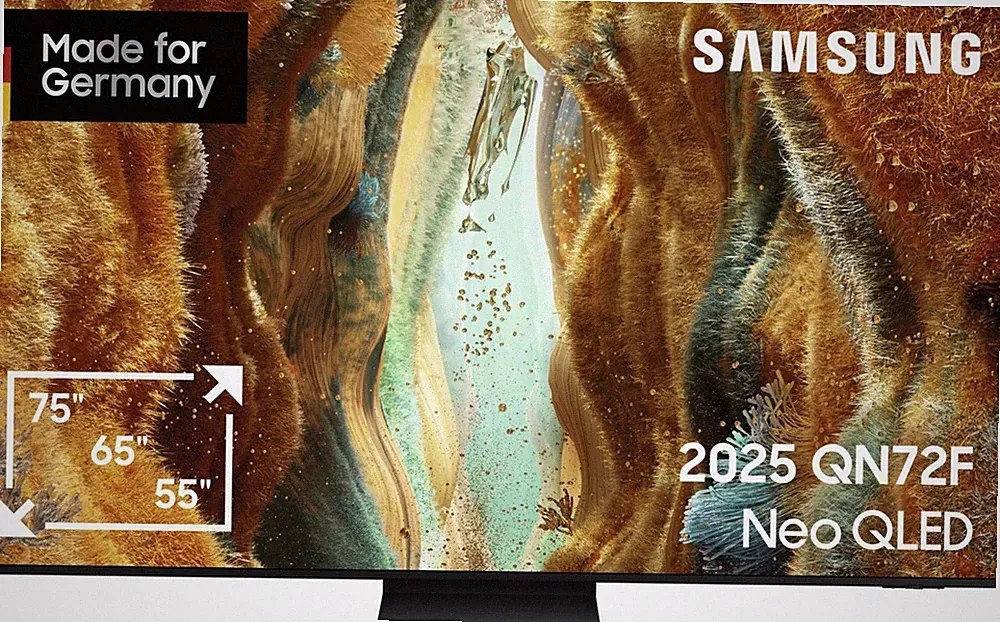 Samsung GQ75QN72FATXZG Schwarz, 4K-Ultra-HD, 100 HZ, HDR 10+, WLAN