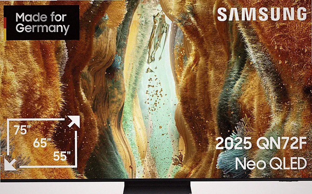Samsung GQ75QN72FATXZG Schwarz, 4K-Ultra-HD, 100 HZ, HDR 10+, WLAN
