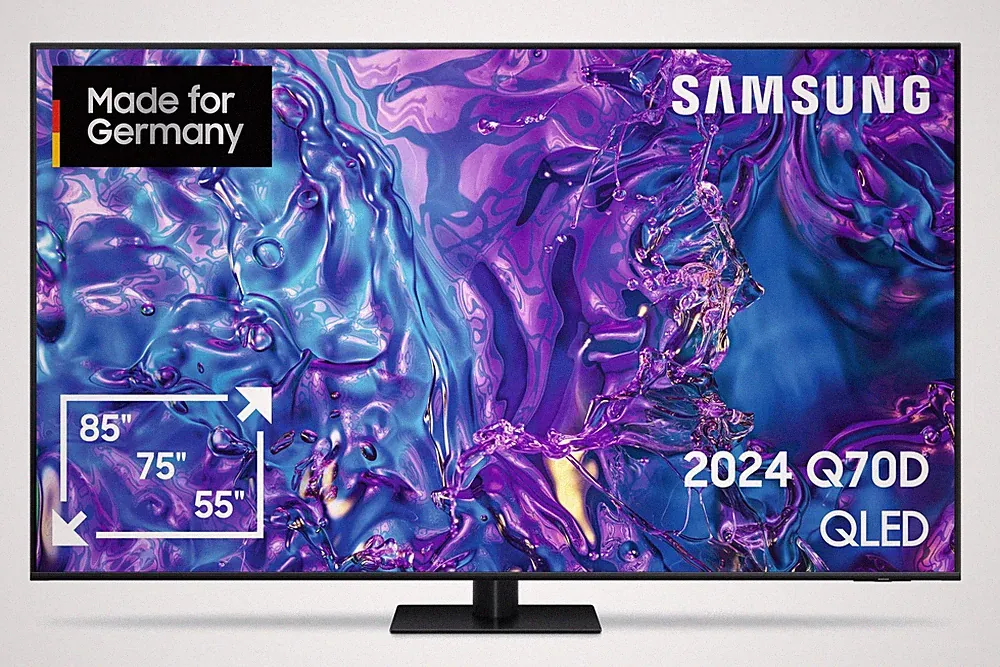Samsung GQ85Q70DATXZG 214cm 85 Zoll 4K UHD QLED Fernseher Smart TV HDR 120 Hz