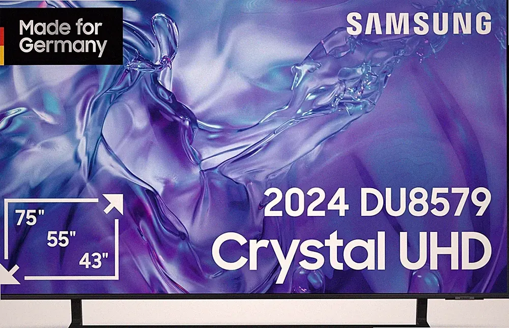 Samsung GU65DU8579UXZG 163cm Smart-TV Crystal UHD schwarz Triple Tuner