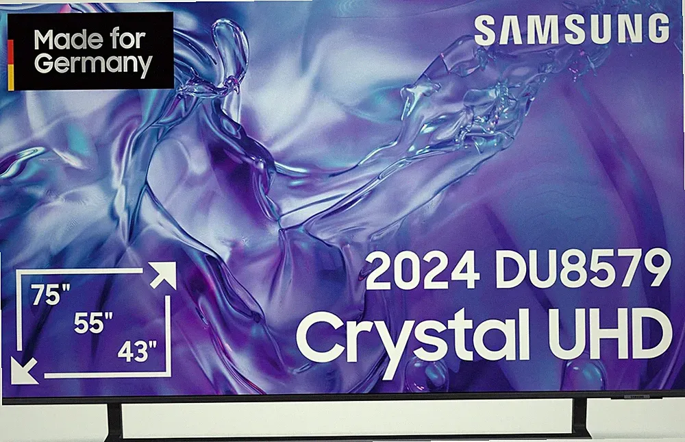 Samsung GU65DU8579UXZG 163cm Smart-TV Crystal UHD schwarz Triple Tuner