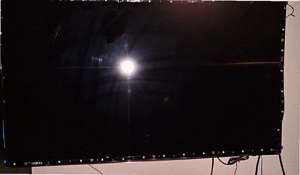 Samsung LED TV 55 Zoll 720p HD Schwarz wandmontiert Flachbildfernseher