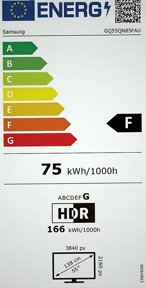 Samsung Mini LED-TV 52-59" (132-150cm) GQ55QN85FAU
