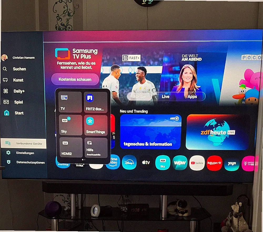 Samsung Neo Q LED 75 Zoll QN900C 8K 2160p LED Smart TV GQ75QN900CTXZG Schwarz
