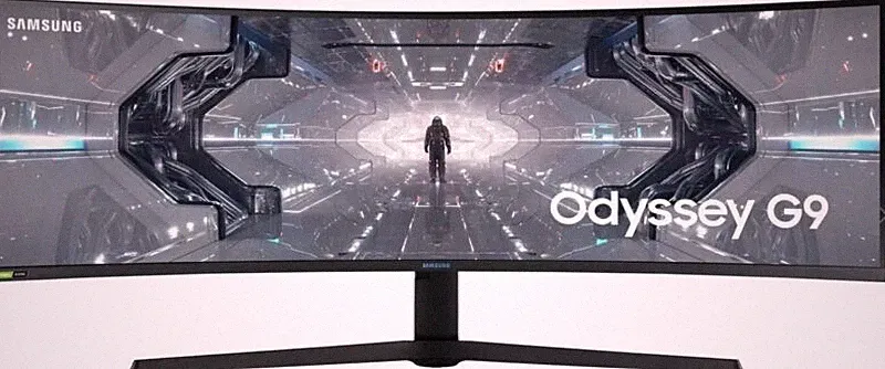 Samsung Odyssey G9 LC49G95T 49Zoll QLED Gaming-Monitor - Weiß