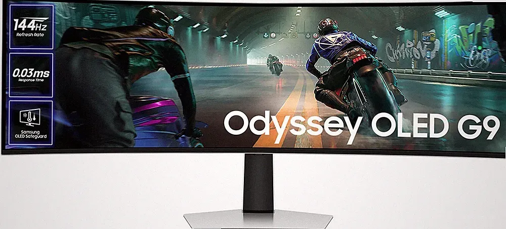 Samsung Odyssey G9 |LS49DG910SUXEN Gaming Monitor Curved 49 Zoll OLED DQHD 144Hz