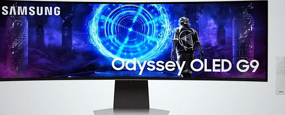 Samsung Odyssey G95SD LS49DG954SUXEN 49 Zoll DQHD Curved QD-OLED 32:9 240 Hz...