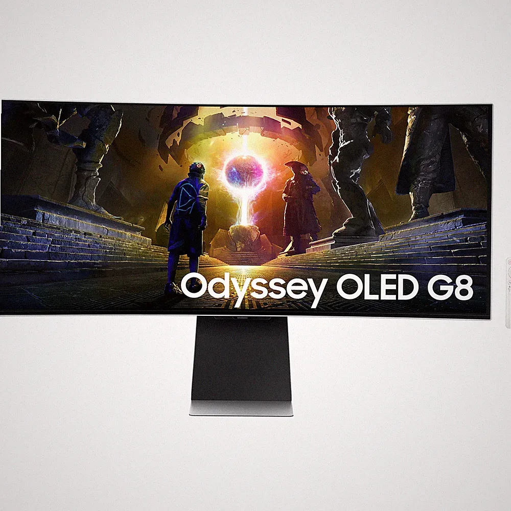 Samsung Odyssey OLED G8 S34DG850SU, Gaming-Monitor, 86 cm (34 Zoll), silber