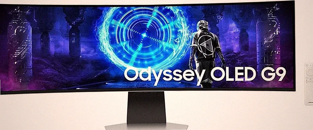 Samsung Odyssey OLED G9 S49DG954SU Curved Smart Gaming Monitor 124 cm (49 Zoll)