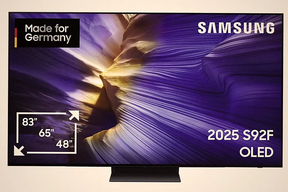 Samsung OLED Fernseher 77 Zoll Smart TV GQ77S92FAEXZG 4K UHD 100Hz Q-Symphony