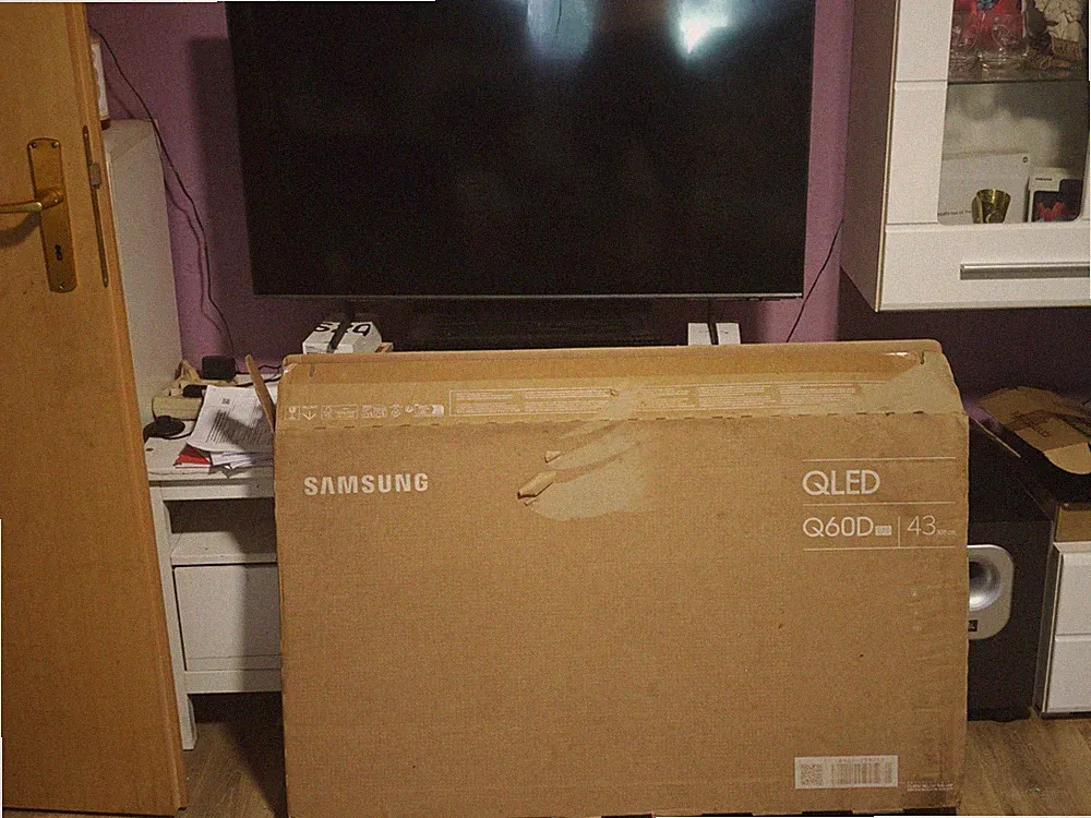 Samsung Q60D QE43Q60D 4K QLED 43 Zoll HDR10+, Smart TV, WiFi