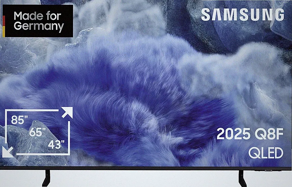 Samsung QLED Fernseher 43 Zoll Smart TV GQ43Q8FAAUXZG 4K UHD HDR AI