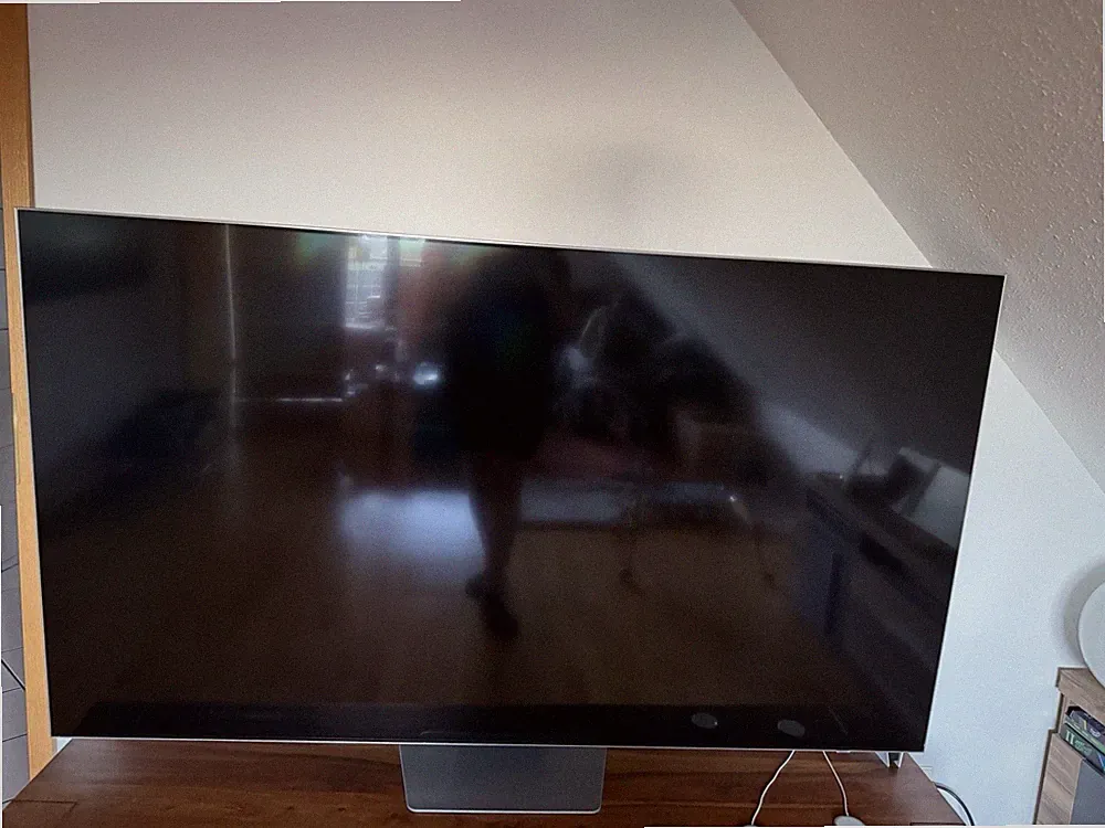 Samsung QLED TV 75 Zoll LED 4K 2160p silber Fernseher mit Standfuß