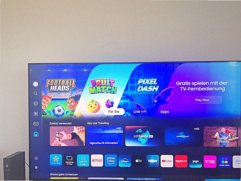 Samsung QLED Tv - GQ65Q60CAU 65 Zoll LED Smart TV 2160p 4K HDR WLAN Schwarz