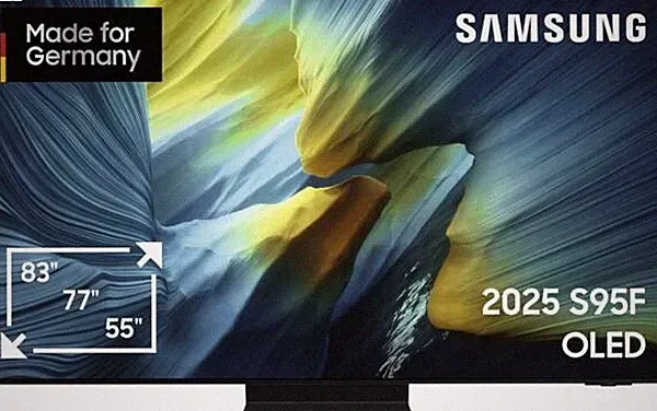 SAMSUNG Smart-TV GQ77S95FAT 77Zoll OLED-Fernseher 100Hz 4K UHD