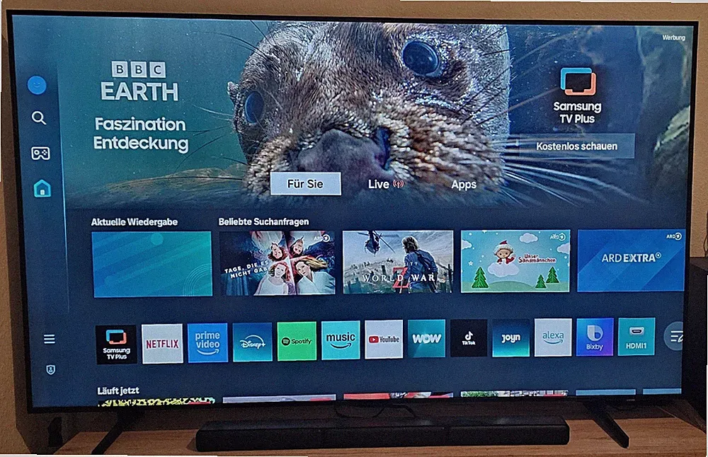 Samsung TV 75 Zoll UHD + Sony S40R Soundbar 600W