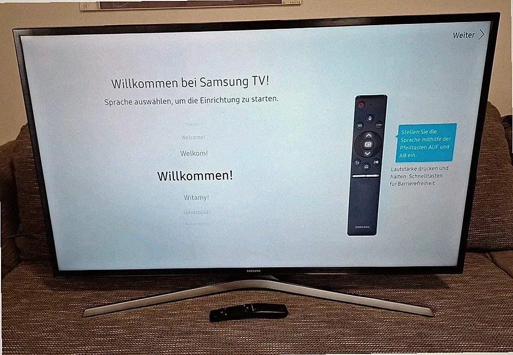 Samsung UE40MU6179 40" UHD TV - Schwarz Gebraucht
