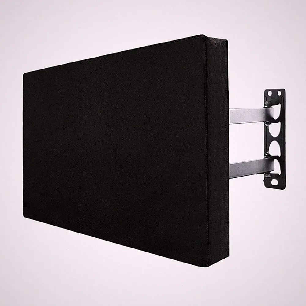 Schwarz Outdoor TV Cover Schutzhülle Wasserdicht Staubdicht für das ganze Jahr