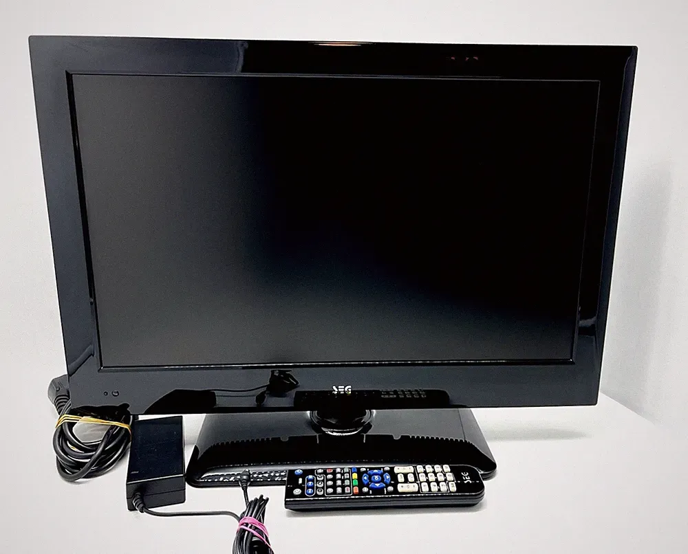SEG TV Camping Wohnmobil 12V 23" Fernseher LED Full HD Zoll DVB-S2 58cm HDMI