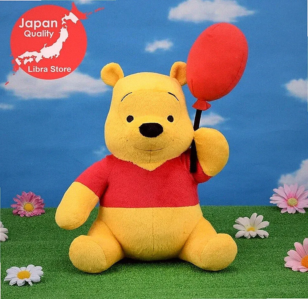 Seltene Winnie the Pooh L Plüschpuppe Mit Ballon Version 2024 Aus Japan 40cm