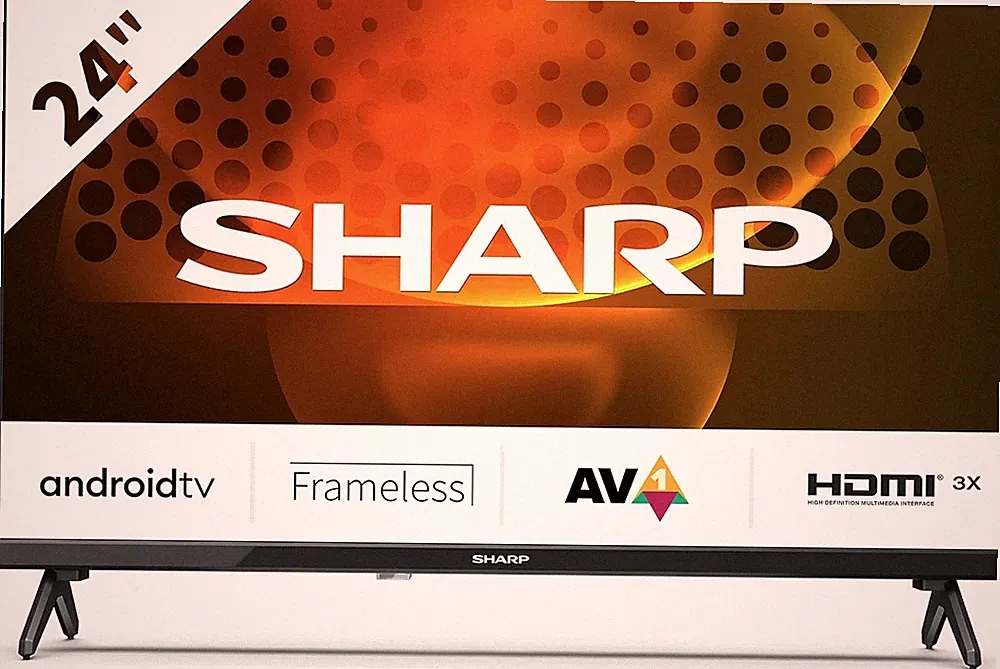 SHARP 24FH2EA - 24 Zoll Fernseher (60 cm) HD Ready Android TV - LED Smart TV