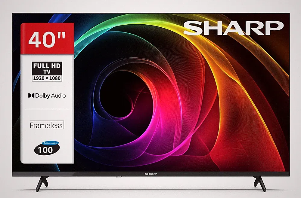 Sharp 40HA1705E 40 Zoll Fernseher LED TV Full HD Auflösung Triple-Tuner 2026