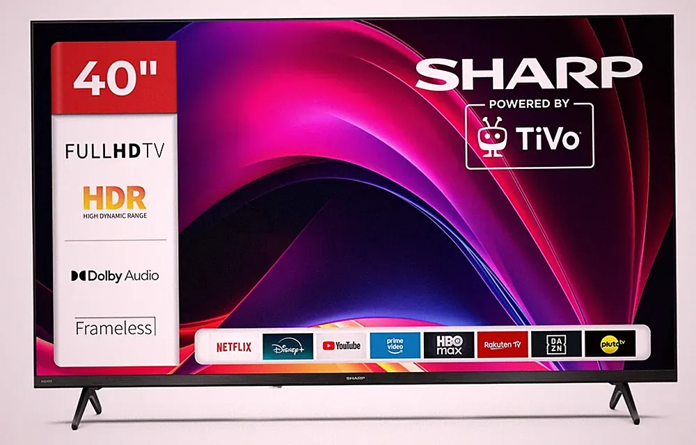 Sharp 40HE2745E Fernseher 40 Zoll Smart TV TiVo HDR TV Full HD Triple-Tuner 2026