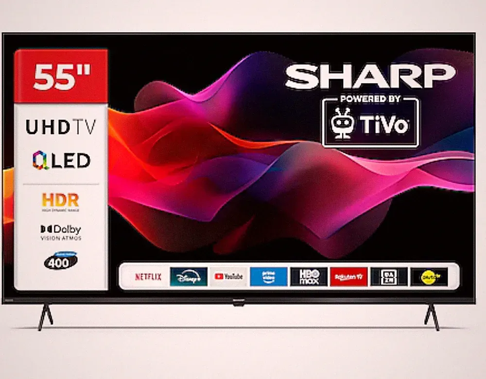 Sharp Fernseher Smart TV Fernsehgerät 55HM5245E 55 Zoll QLED 4K UHD *B-Ware