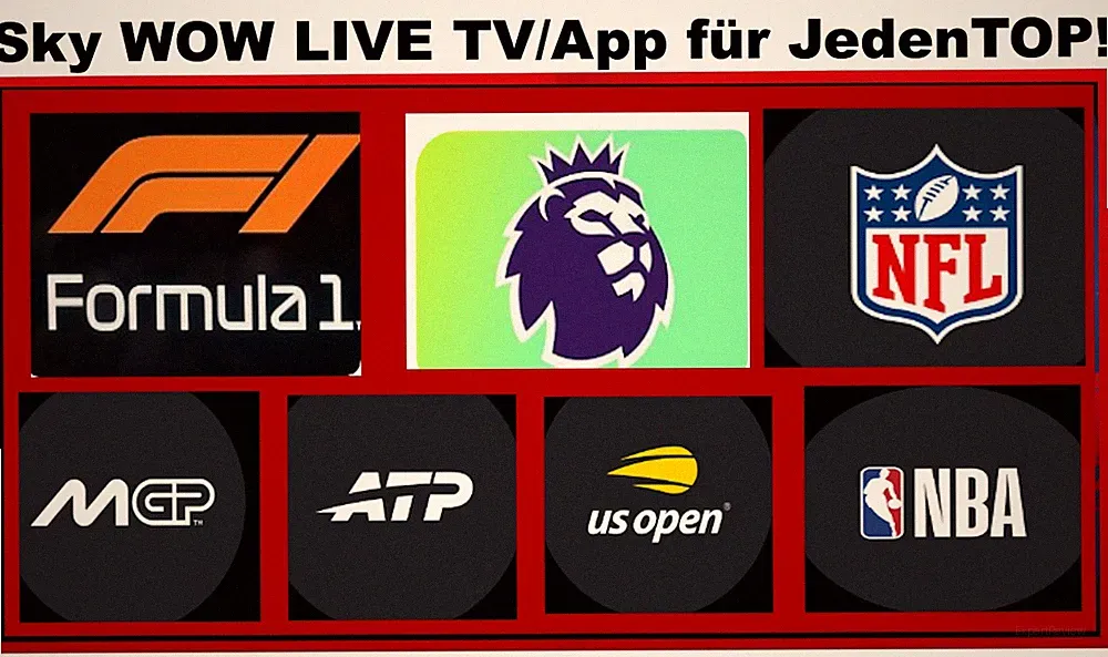 Sky WOW für gelegentliche Sportereignisse LIVE TV/App ohne ABO für Jedermann!