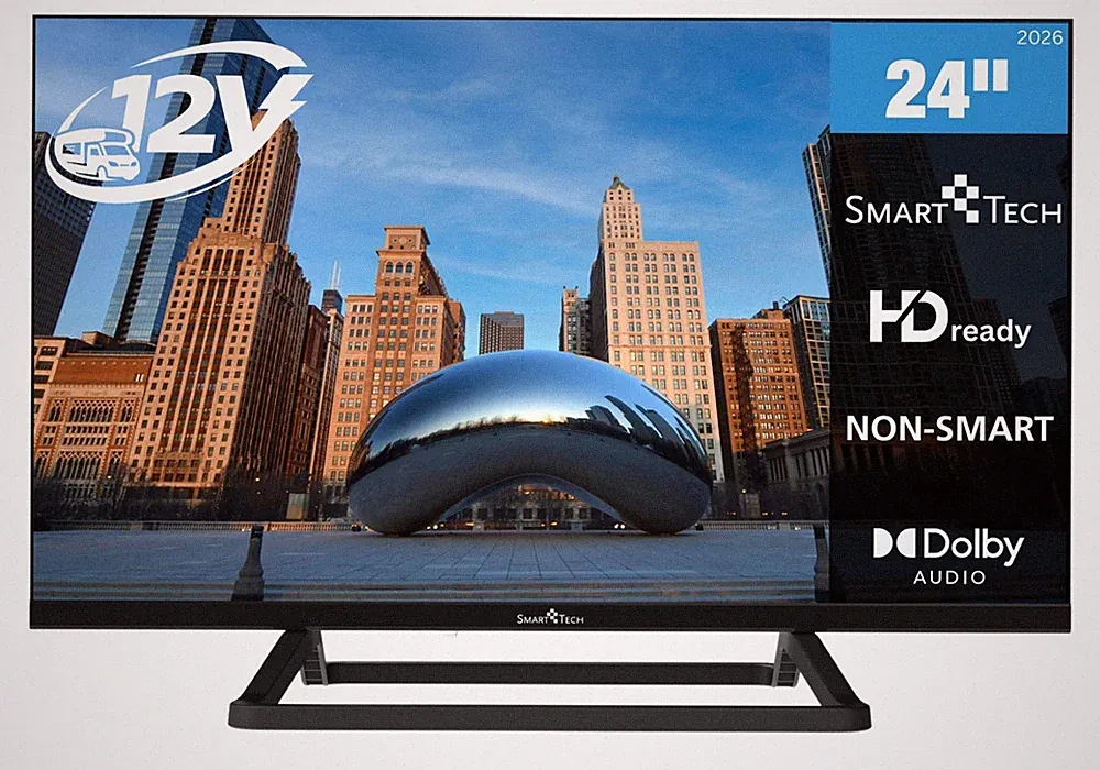 Smart Tech 24HN01V3CA 24 Zoll Fernseher HD LED TV 12-Volt Triple-Tuner 2026