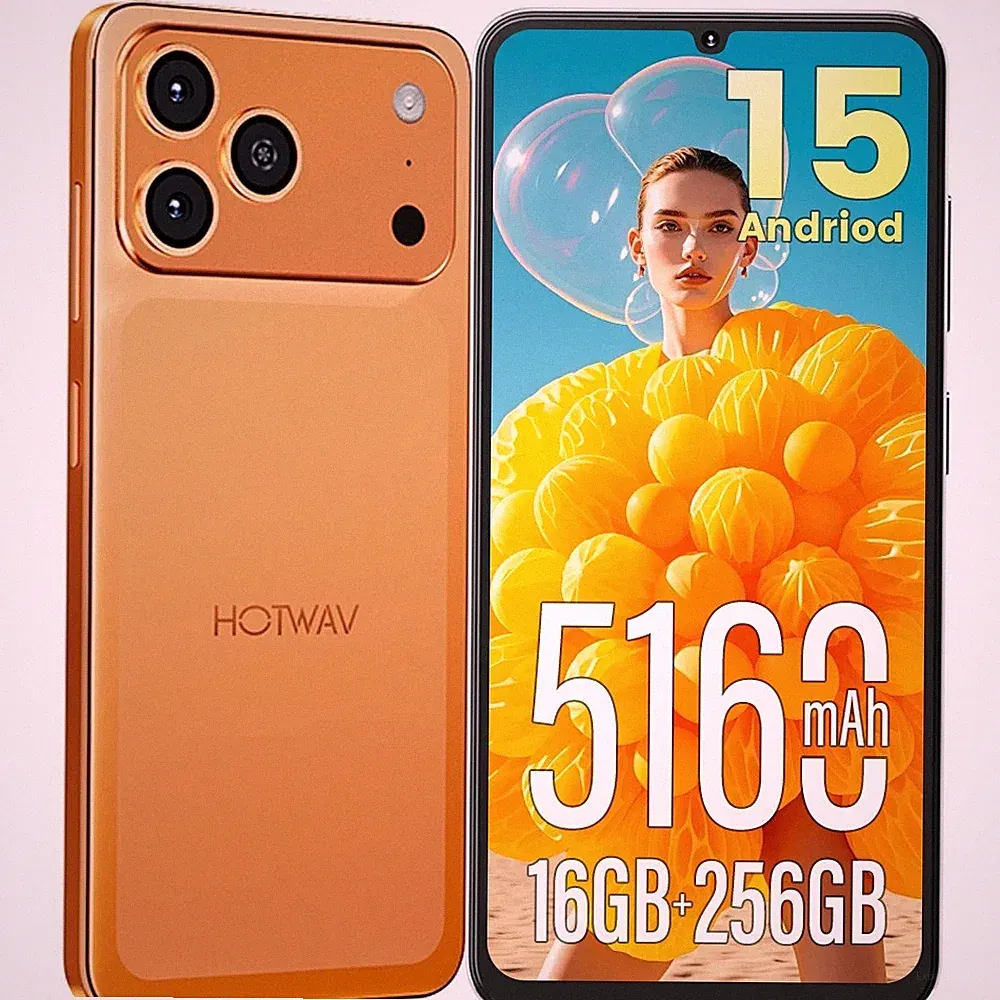 Smartphone HOTWAV A17 Pro Max 6,75 Zoll 16GB+256GB 5160mAh Ohne Vertrag Handy