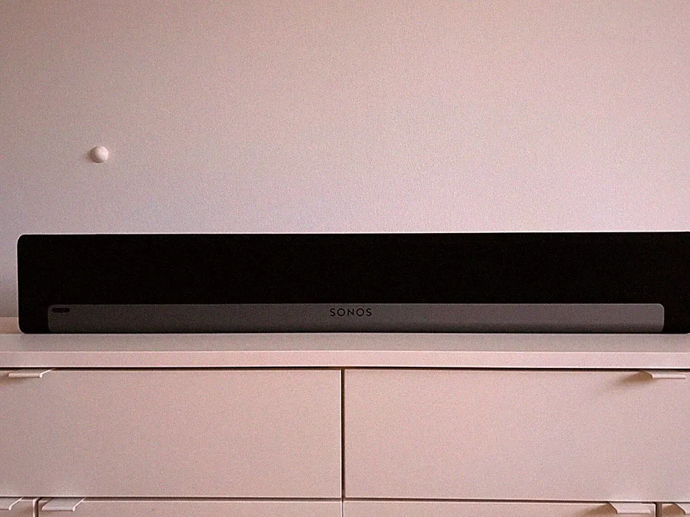 SONOS Soundbar, WLAN-Soundbar für Sonos Speaker, Sonos App-steuerbar, Schwarz