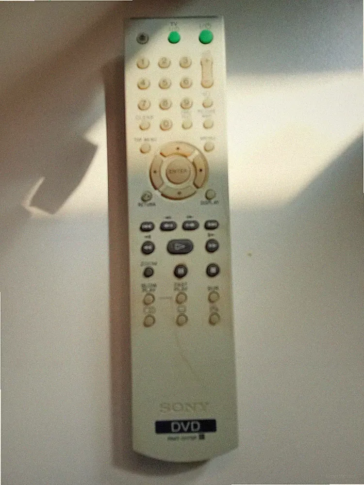 Sony Fernbedienung RMT - D175P für TV und DVD Player, original Sony, grau
