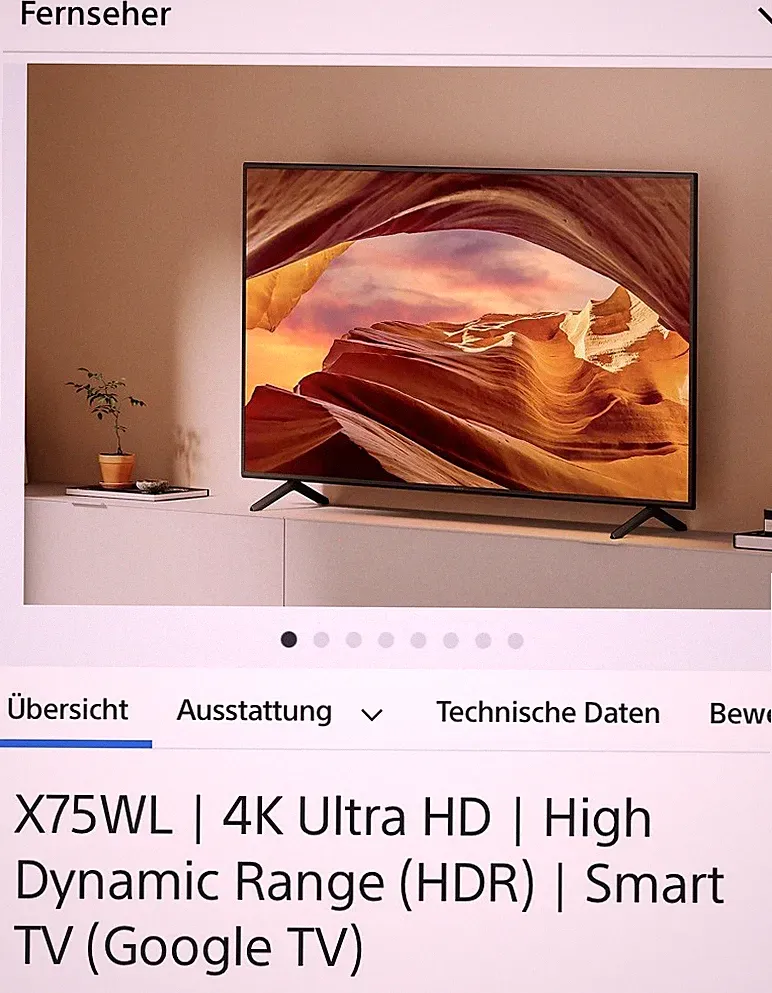 Sony X75WL - 55 Zoll neu Und original verpackt