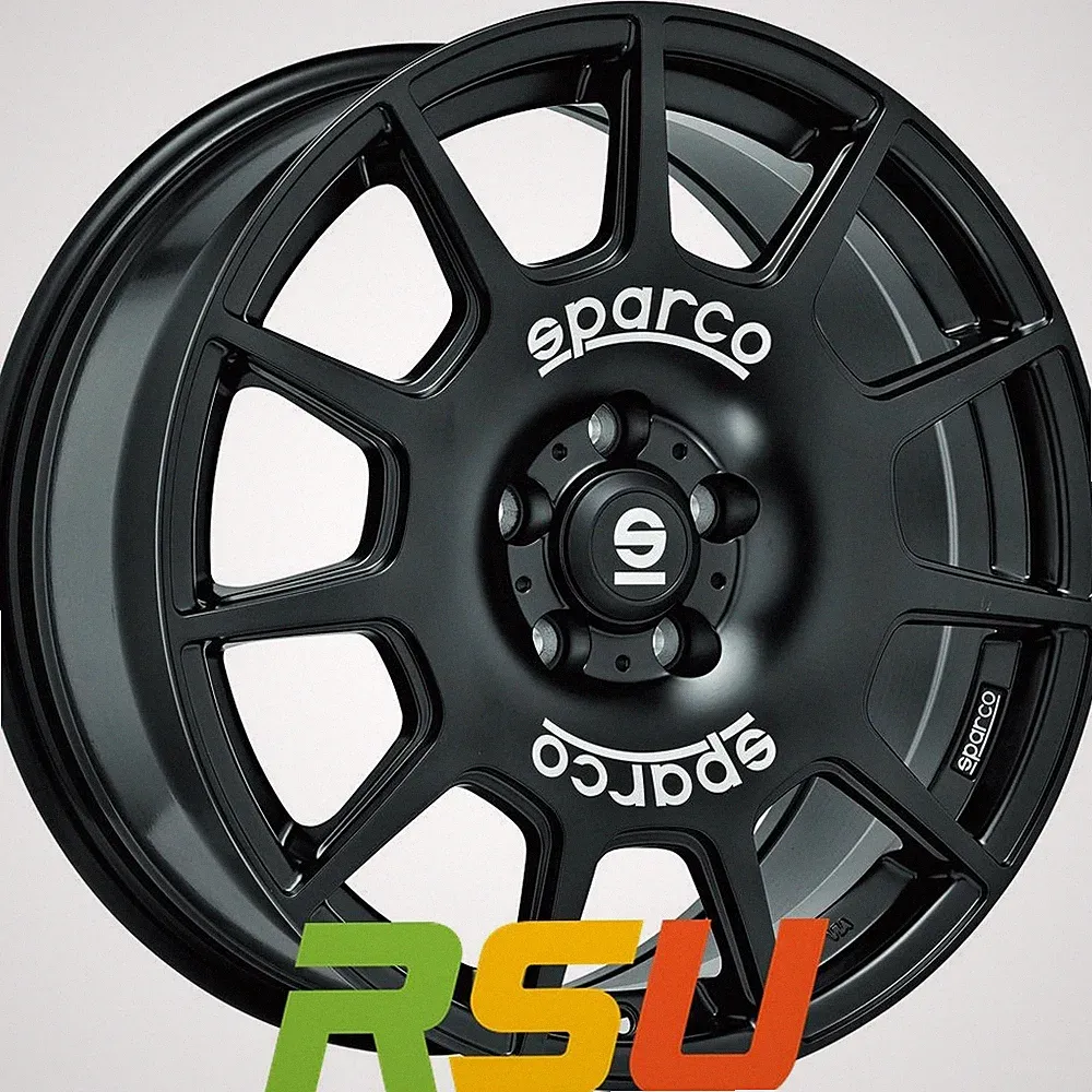 Sparco Terra matt black 8x18" ET35 LK5 100 ML 63.3 Alufelgen 18 Zoll