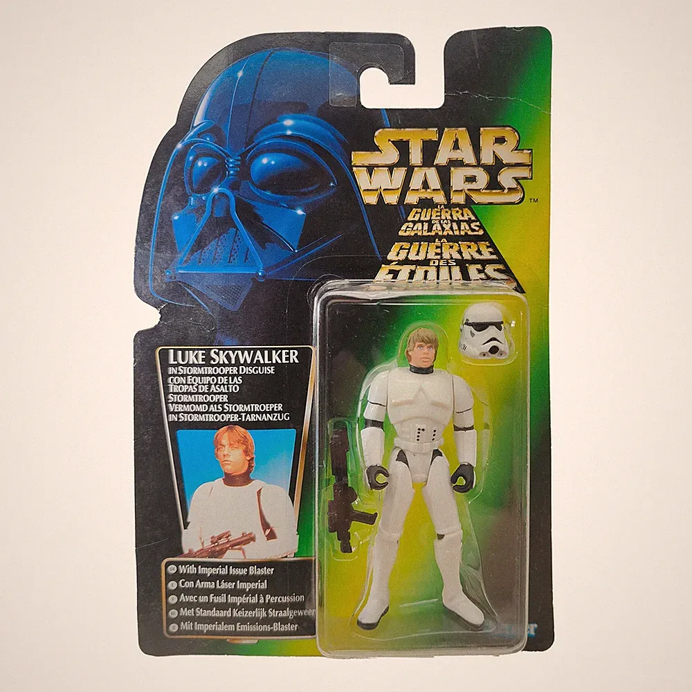 Star Wars Macht der Macht Luke Skywalker Stormtrooper Verkleidung 3,75 Zoll