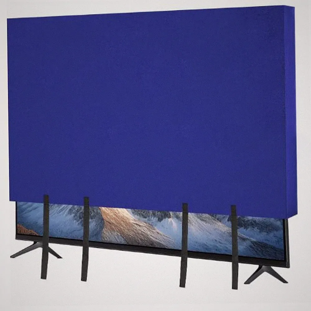Staubdichte TV Abdeckung mit Bodenriemen für 55 65 75 Zoll LED LCD Plasma