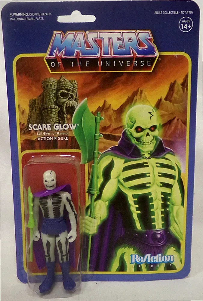 Super7 ReAction Actionfigur Scare Glow 2018 3,75 Zoll Figur NEU