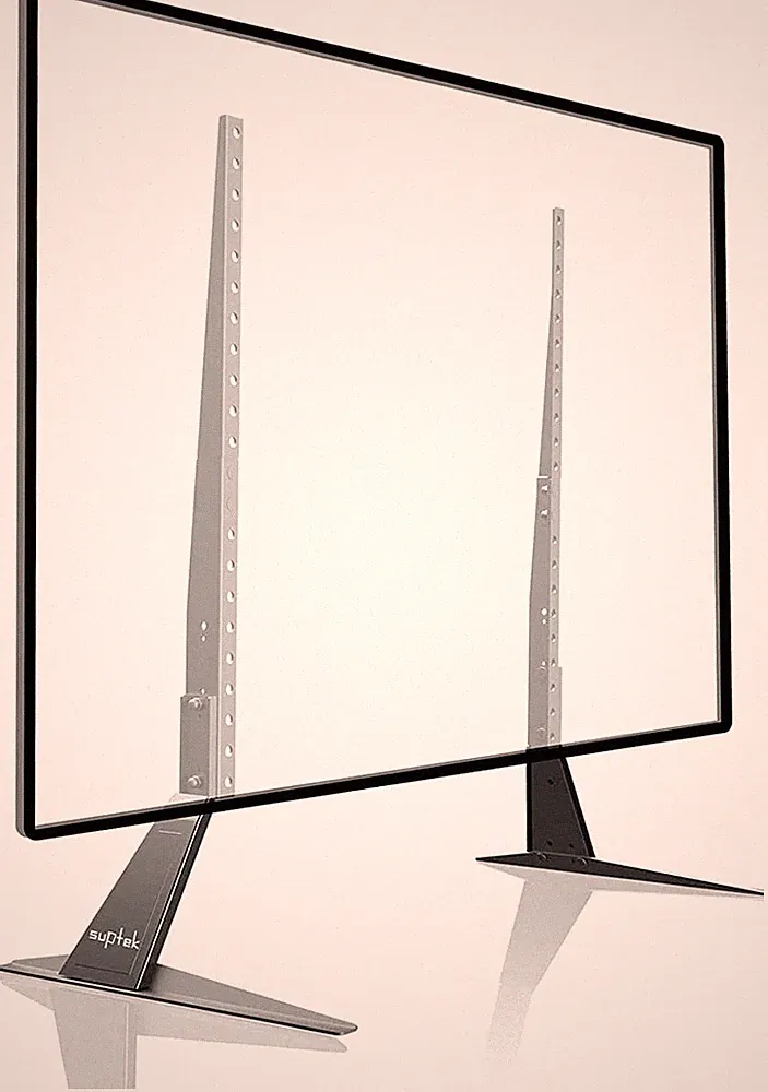 Suptek TV Ständer, Standfuß für 22-65 Zoll Flach & Curved Fernseher, 800x400mm