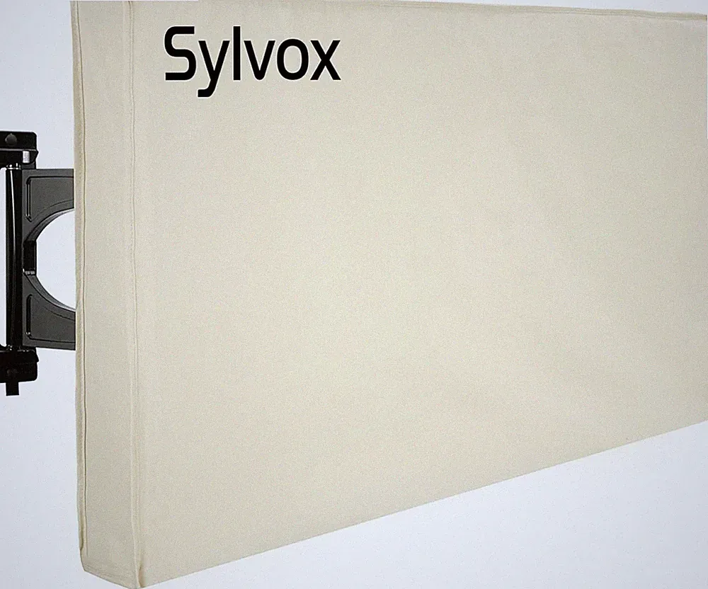 Sylvox Outdoor 75-Zoll-Fernsehschutzhülle, wasserdicht, mit vollständiger Bodena