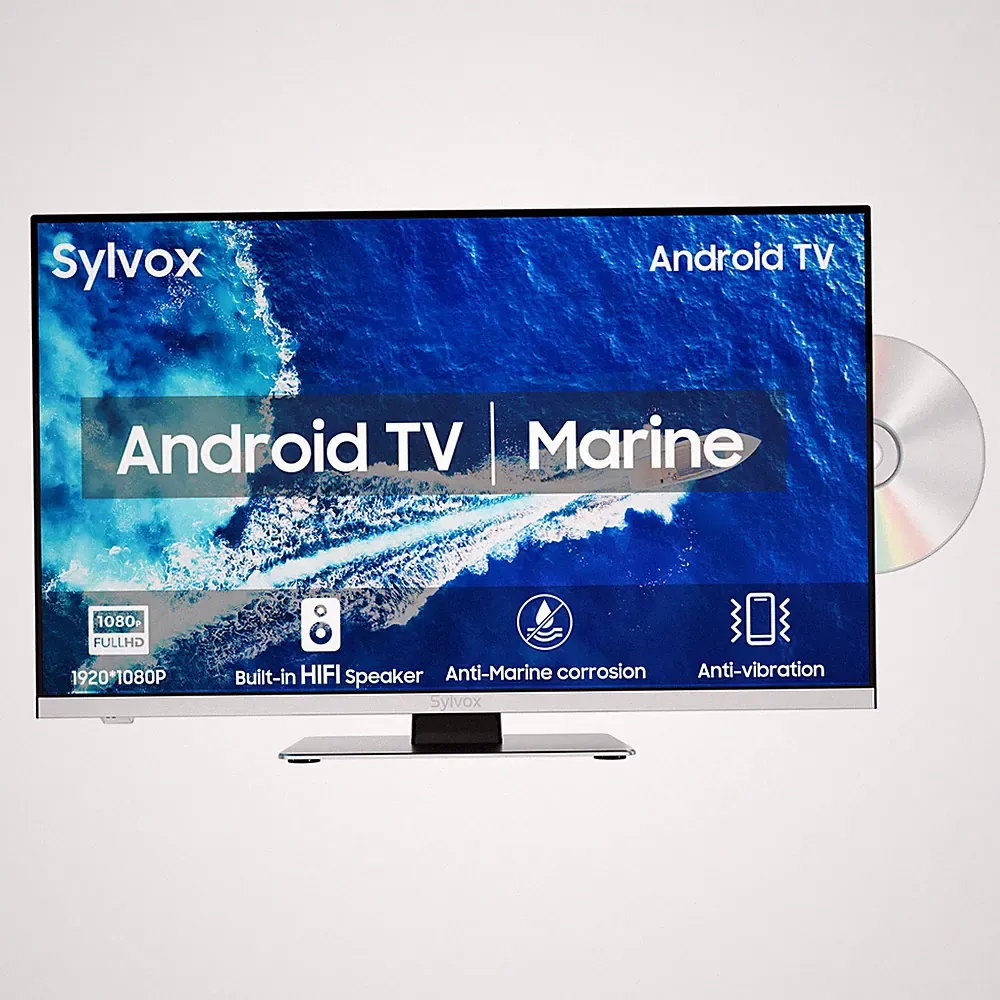 Sylvox Smart TV mit Android 11, integriertem DVD-Player Anti-Marine-Korrosion