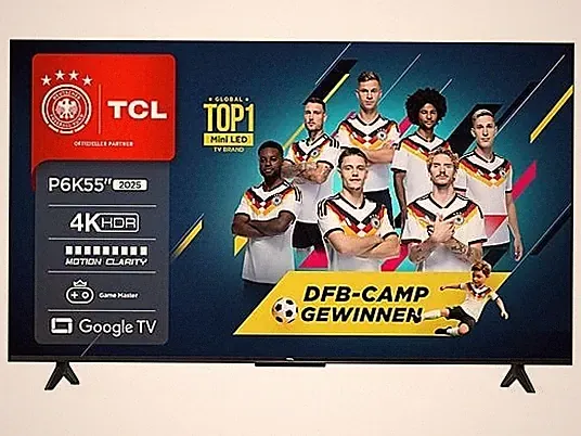 TCL 55 Zoll 4K Ultra HD HDR Smart TV Fernseher Google TV