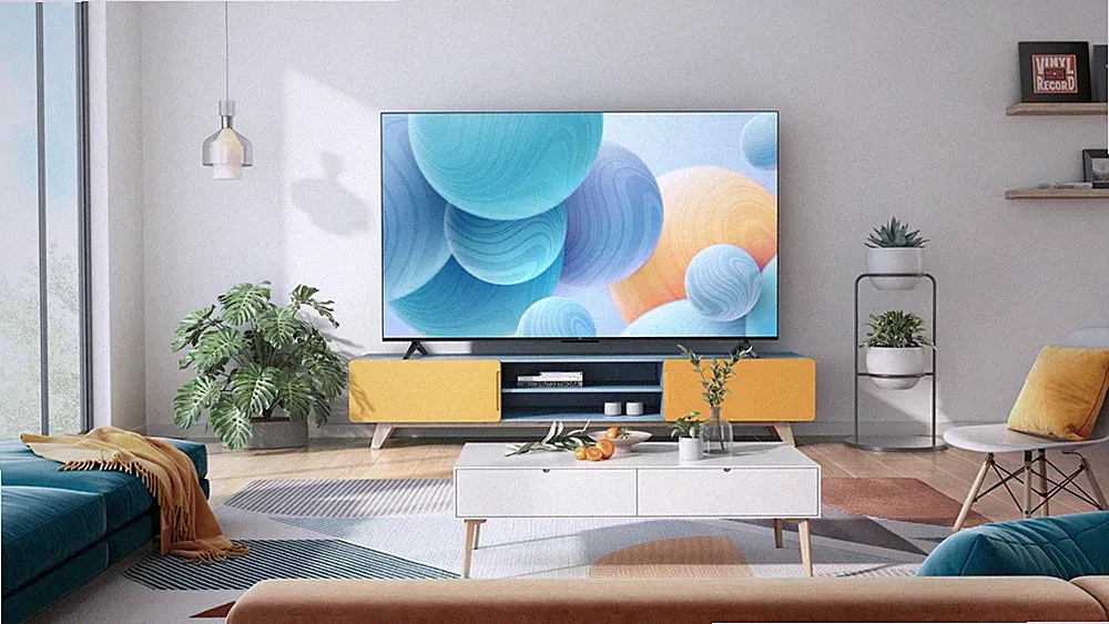 TCL 65P6K = 165 cm / 65 Zoll Fernseher, 4K / UHD - Google TV Schwarz + Rechnung