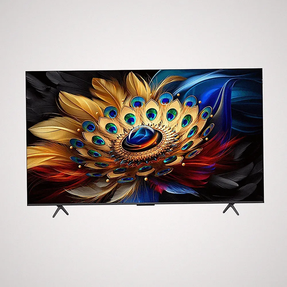 TCL 75C655 QLED 4K Smart TV titanium metal