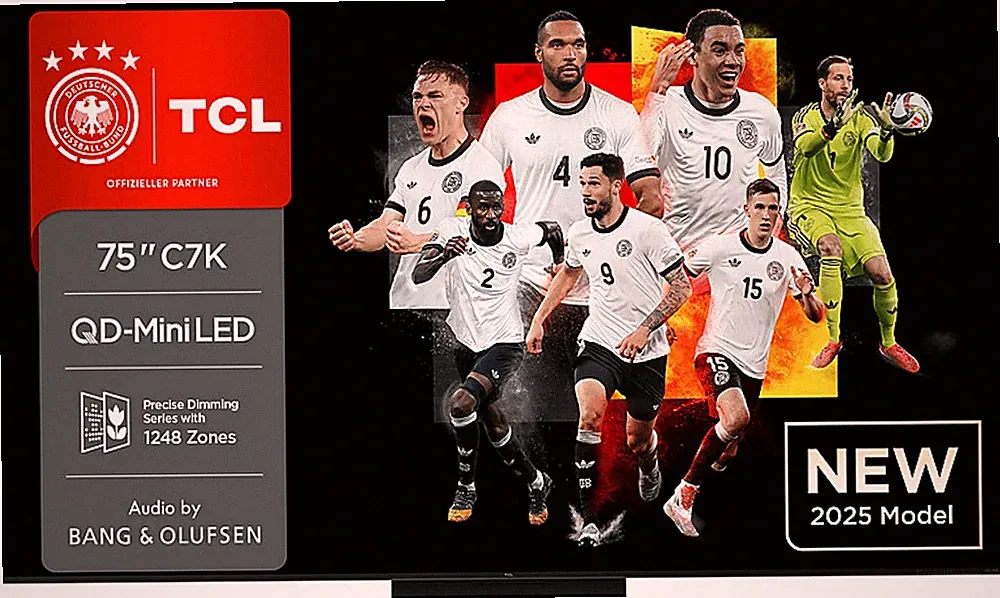 TCL 75C7K GD-Mini LED Fernseher, 75 Zoll, Google TV, HDR 4K, Smart Tv