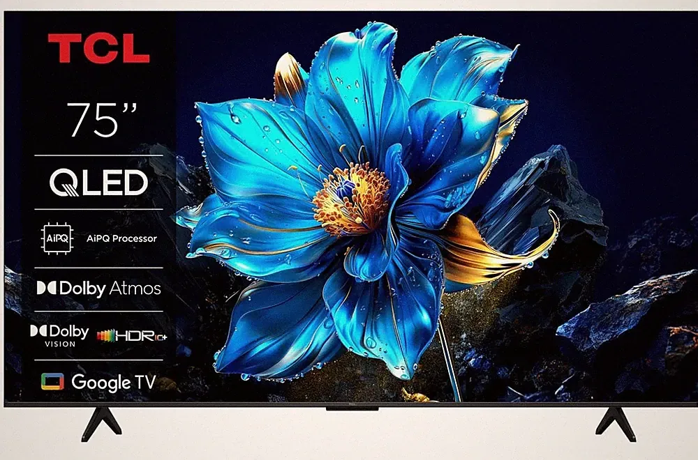 TCL 75P79K - 75 Zoll TV, Smart TV, 4K, DVB-T2, H.264, H.265, Energieklasse F