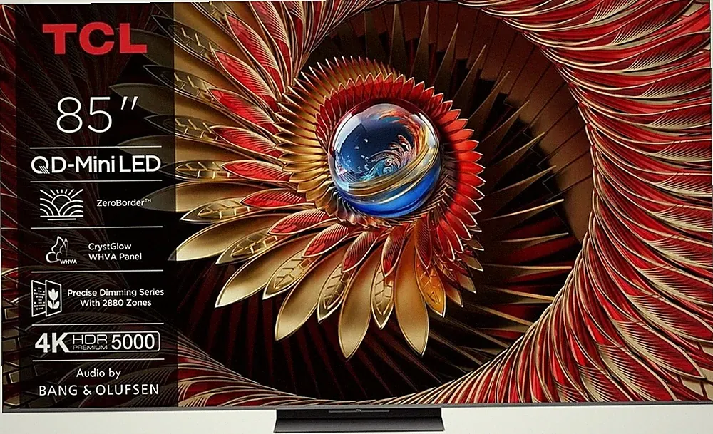 TCL 85C89K, 4K-Fernseher, HDR, Mini-LED, 85 Zoll/215cm, Smart TV, Wlan