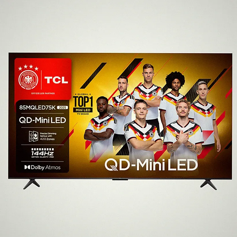 TCL 85MQLED75K, 4K-Fernseher, 85 Zoll/215cm, HDR, QLED, Mini-LED, Smart TV