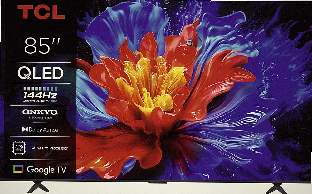 TCL 85P89KX1 LED-Fernseher, 2,16 m (85"), 4K, QLED, Smart-TV, WLAN